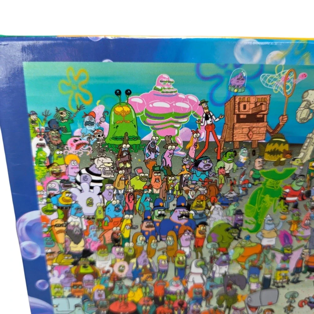 Aquarius SpongeBob SquarePants 3000 Piece Jigsaw Puzzle Bikini Bottom Party New